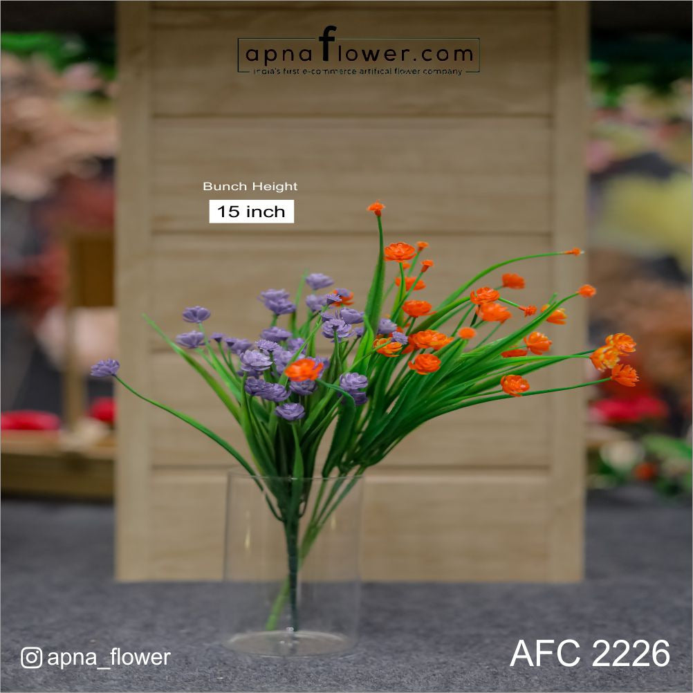 Set of 2 Flower bunch 2226 with pot