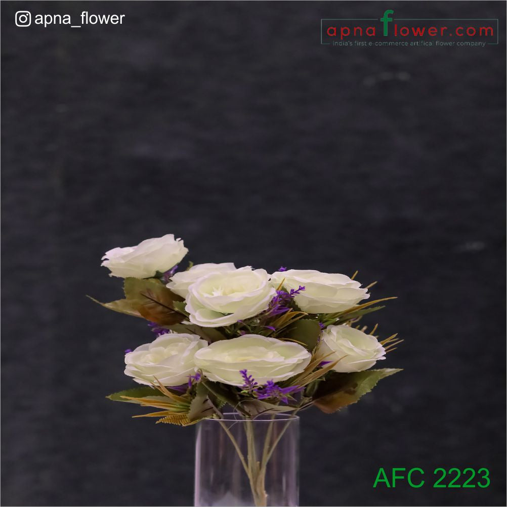 One Flower rose bud bunch 2223 with pot