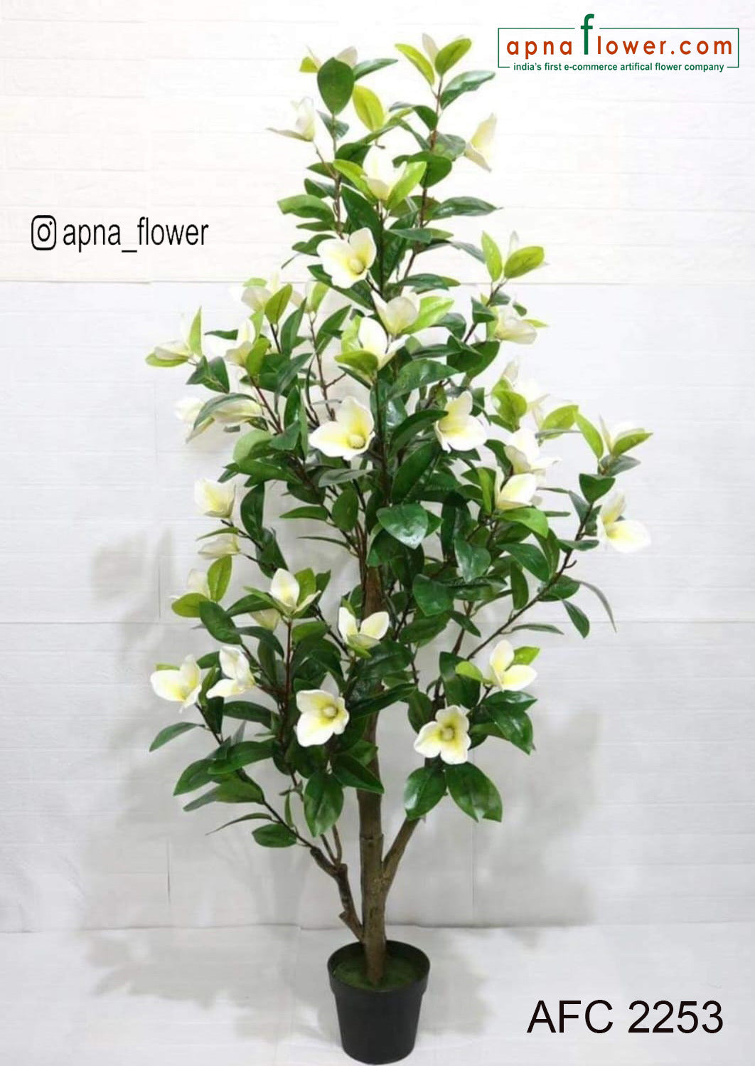 4 ft white flower tree 2253