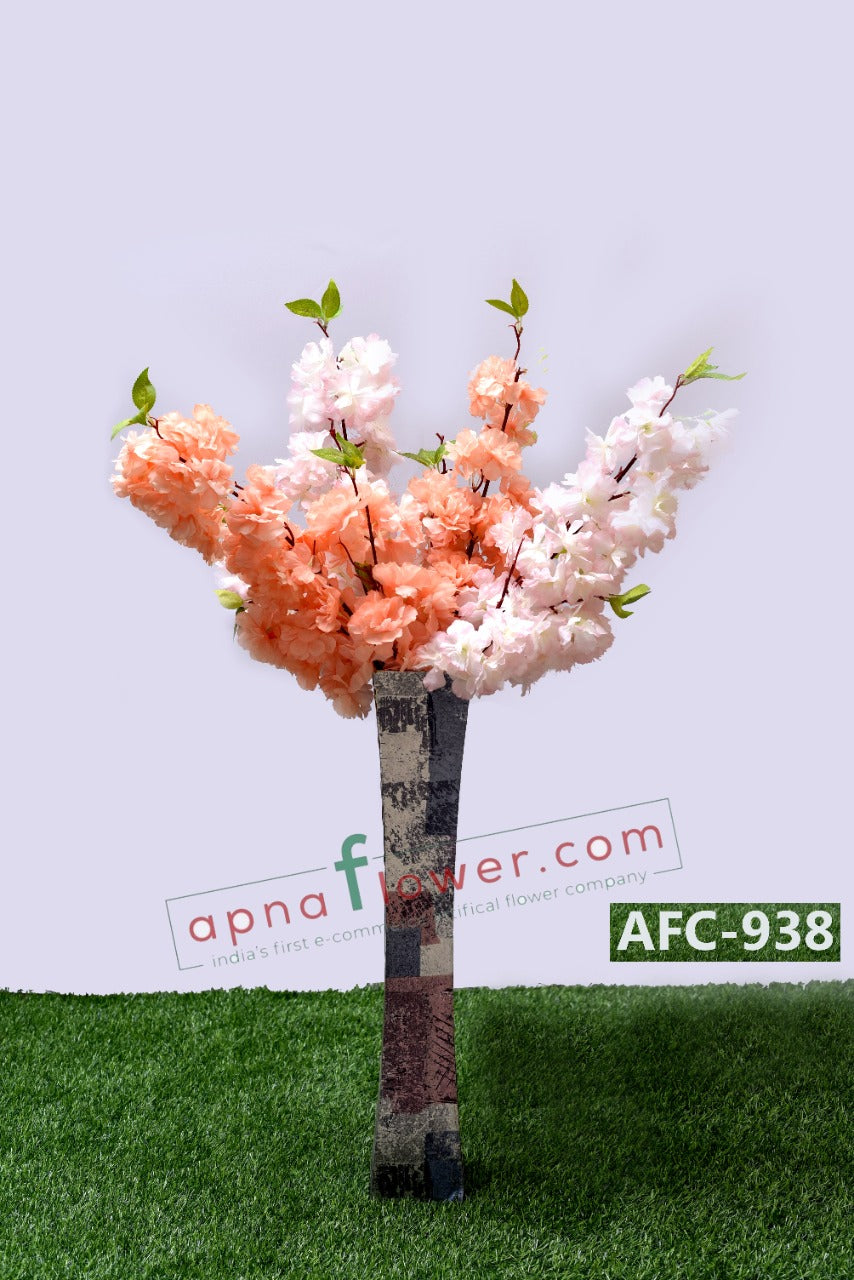 4 blossom stick with wooden stand
