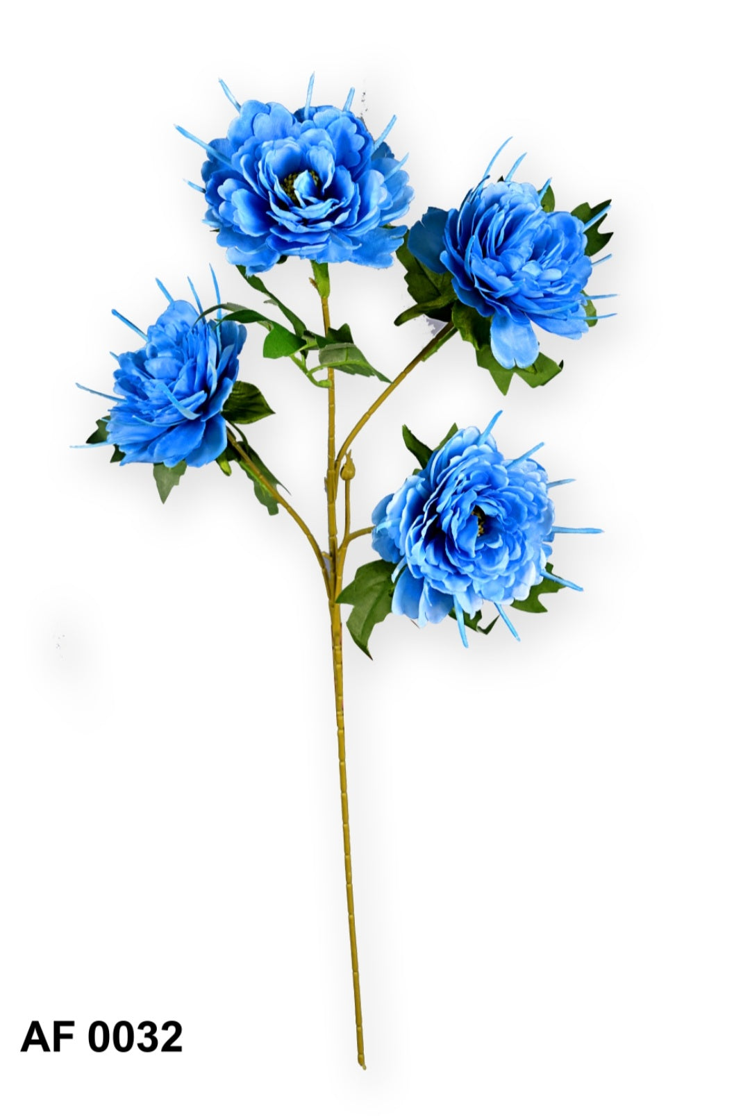 Electric blue flower stick