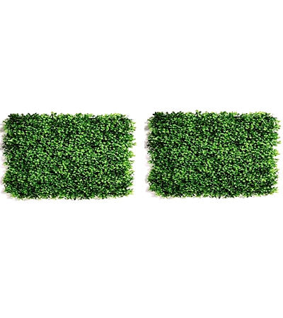 green plant indoor and outdoor wall mat