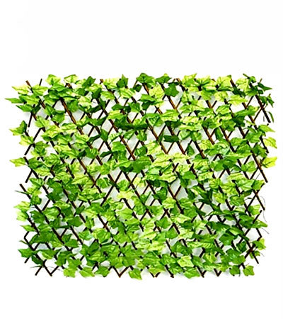 green wooden vertical expandable wall grass panels